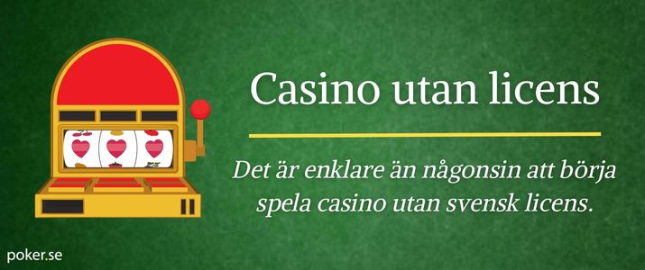 Följ med i världen av casino utan licens